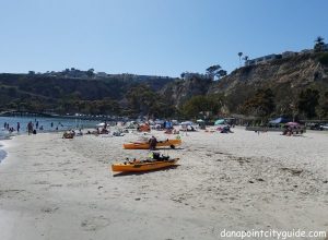 kayaks on baby beach dana point harbor dana point city guide